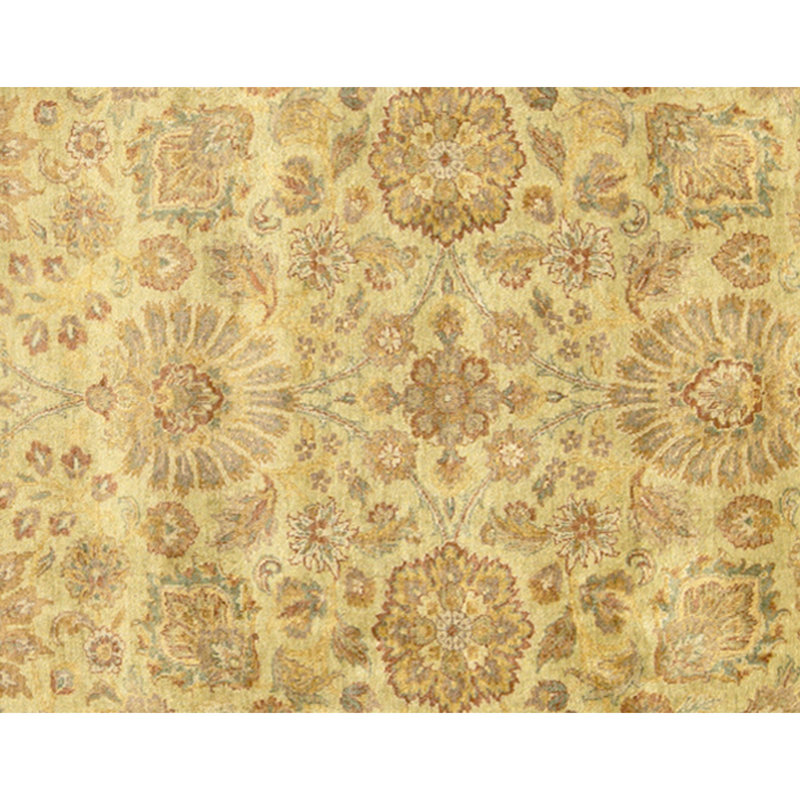 Tapis crème noué à la main de haute qualité