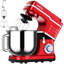 Batteur sur socle 7,5 pte, 10 vitesses, bol en acier inoxydable, rouge-87802680