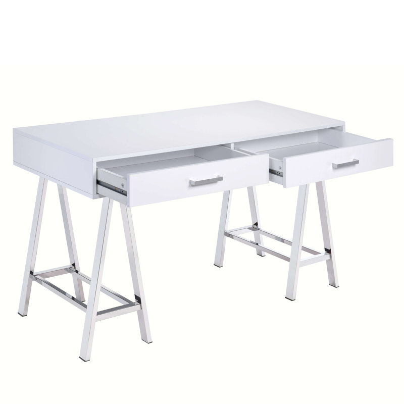 Bureau Genoveva, Blanc, H 32 po x l 54 po x P 22 po incorrect
