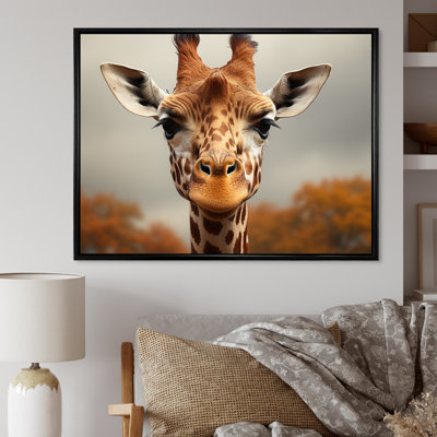 Kristyle " Giraffe Gentle Portrait "