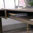 L-Shaped Desk With Open Storage (Not Include Stools)