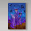 «Night Cats 3» de Juriel, reproduction sur toile tendue-25333307