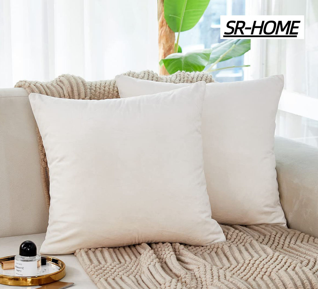 SR-HOME Velvet Pillow Cover