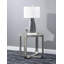 Table d'appoint ronde Zada Base en métal