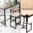 Counter Stool with Metal Frame