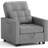 Light Gray Linen Fabric Convertible Sofa Bed, Pull-Out Sleeper Sofa Couch for Small Spaces, Multi-Functional Sofa Bed for Living Room and Guest Room-1823049716