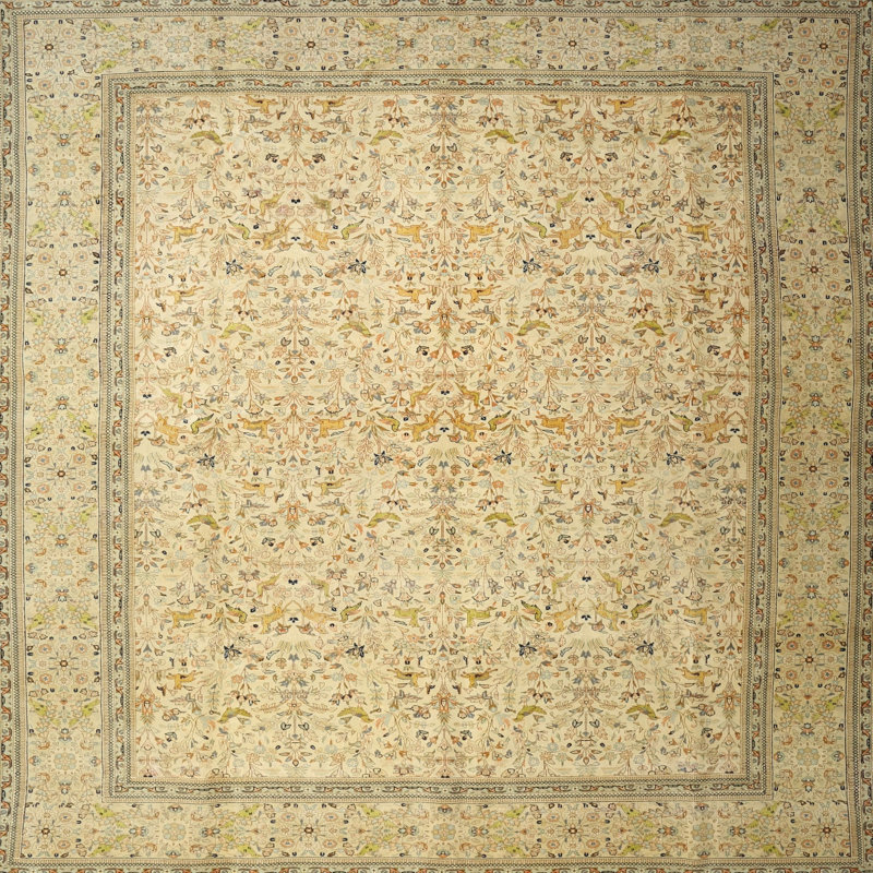 Oriental Indoor Rug, Square 7'