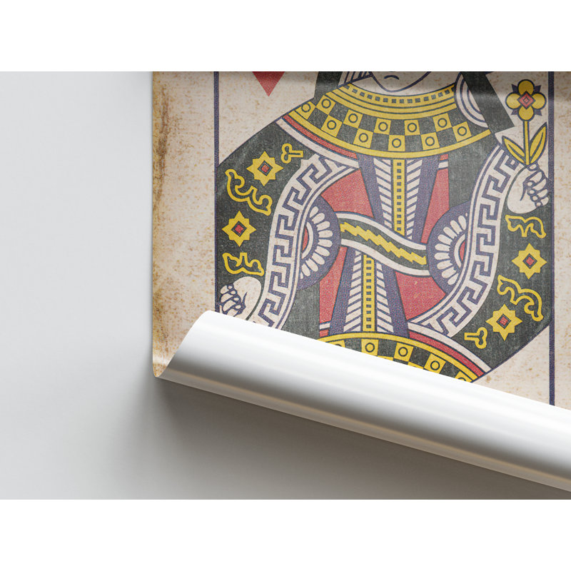 Print on Canvas, 70 cm H x 50 cm W, Black Floater Framed