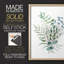 «Blue Mist Eucalyptus II», reproduction encadrée - bois massif-124999788-124999792
