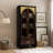  Benevento 70.9"H Rectangular 3-Tier Bookcase With Glass Doors And Drawers-1442734306