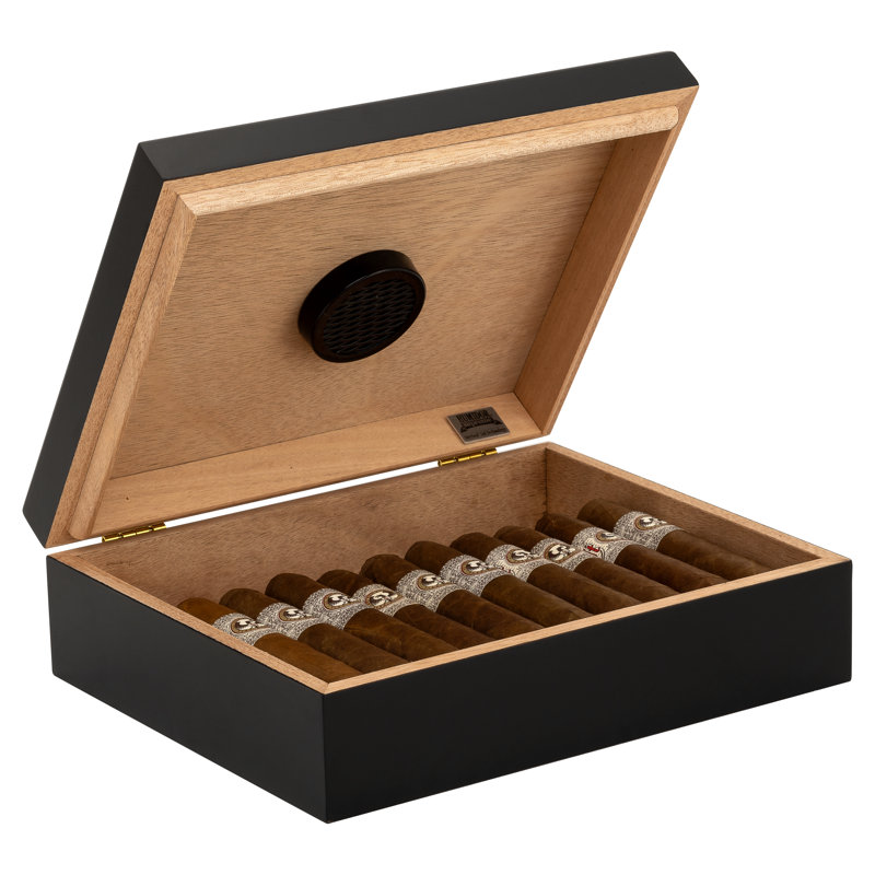 East Urban Home Bless international 20ct Cigar Humidor - Skull Design ...