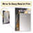 Purple Gold Captivating Liquid Ink - Marble Decorative Wall Mirror, Purple Large Mirror, Printed Metal Art-1706212580
