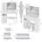 Makeup Vanity Table Set-171694120