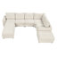 Canapé-lit modulaire 7 pièces avec repose-pieds Solenith-106295938