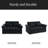 Loveseats Sofa Bed With Pull-Out Bed,Adjsutable Back-1990273404