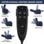 Fauteuil inclinable à levage à deux moteurs Leatherair Infinity jusqu'à 350 lb avec télécommande, massage thermique et mécanisme de mouvement robuste-1341328521