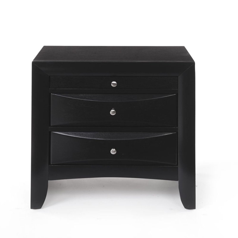 Ireland 26'' W Nightstand, Black