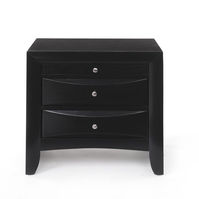 Ireland Piece Bedroom Set, Queen, Black