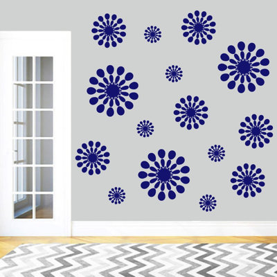 Abstract Non-Wall Damaging Wall Decal