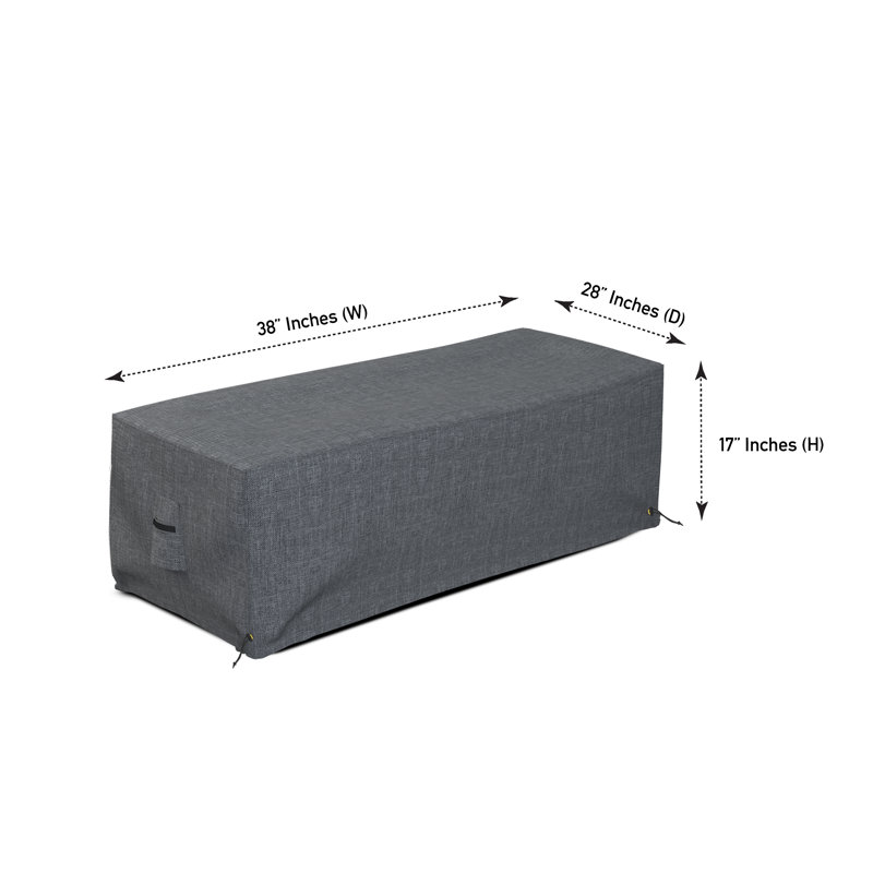 Couvre-foyer d'extérieur rectangulaire robuste et polyvalent, couverture de patio imperméable durable et résistante aux rayons UV en plusieurs tailles convenant à LAUREAN Ariège Belle
