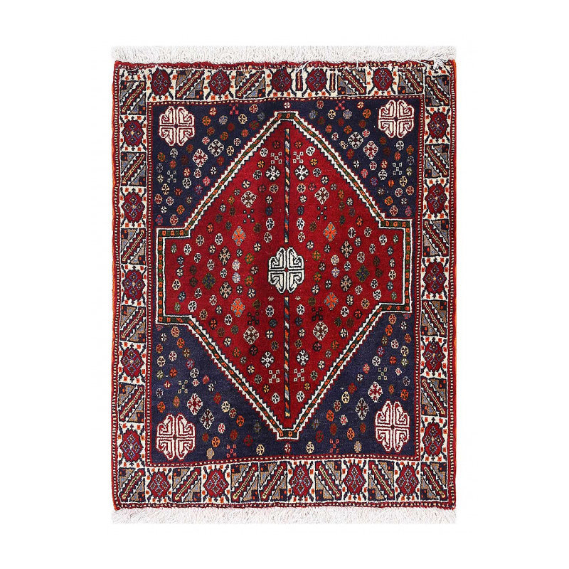 Tapis en laine d'agneau unique 2 pi 5 po x 3 pi Byntlee