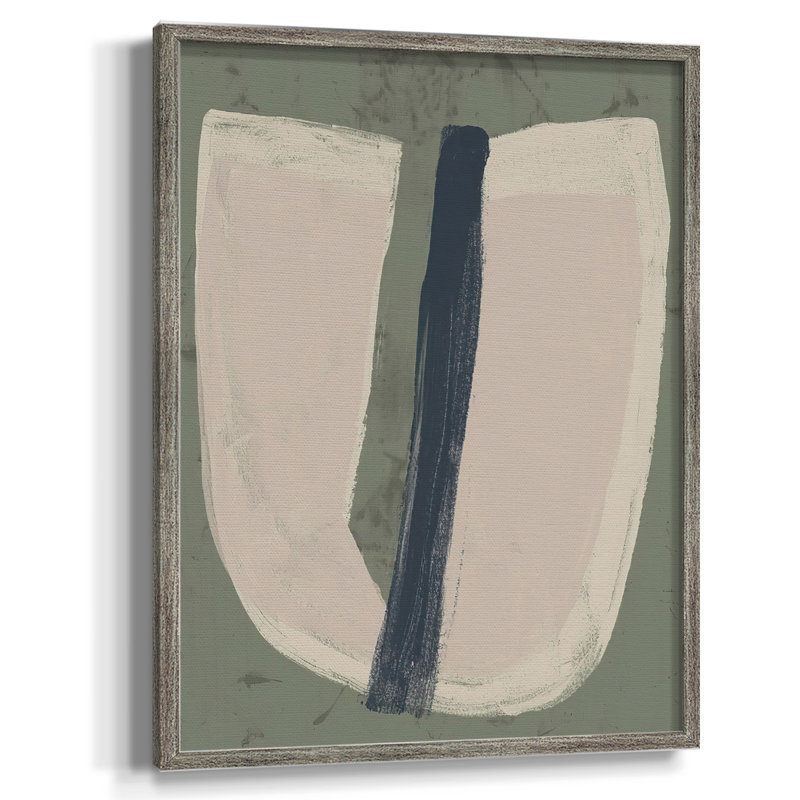 Papier découpé encadré III - bois massif, H 11 po x l 9 po