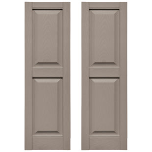 Builders Edge, deux panneaux égaux standards, volet à panneau surélevé simple