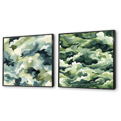 Creta - Abstract Canvas Wall Art Set Of 2