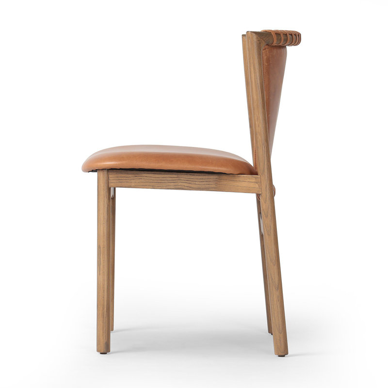 Baden Leather Upholstered Dining Chair, Lamont Nettlewood, Lamont Nettlewood