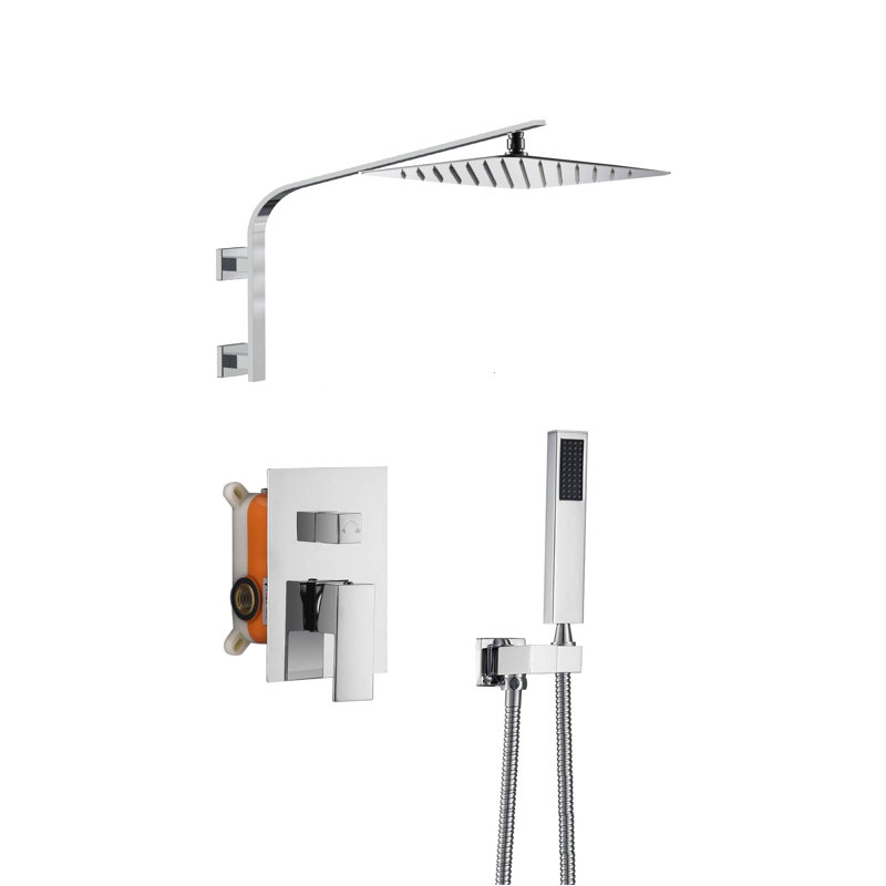 All-In-One Kit with Rough in-Valve, Chrome