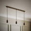 Alajuwon 3 - Light Brushed Brass Pendant