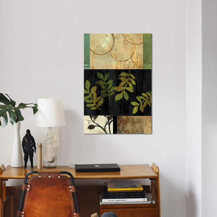 « tall trail », impression sur toile, H 12 po x l 8 po x P 0,75 po, Toile tendue, Pas de tapis