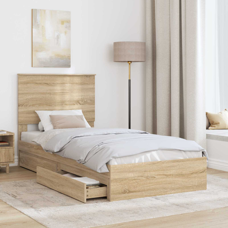 Bed, Sonoma Oak, Small Single (2'6)