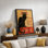 Art rétro, affiche rétro, images de style Art nouveau, impression sur toile encadrée