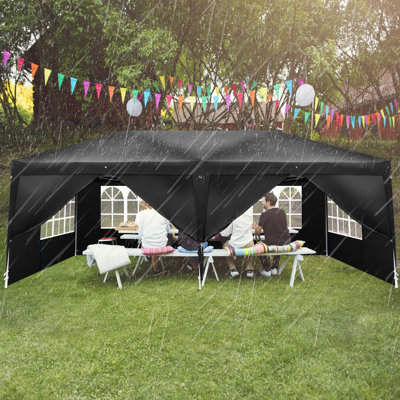 Tente pour fête en acier l 10 pi x P 20 pi