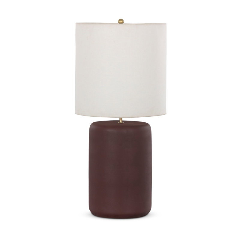 SADIA Table Lamp, Dark Aubergine