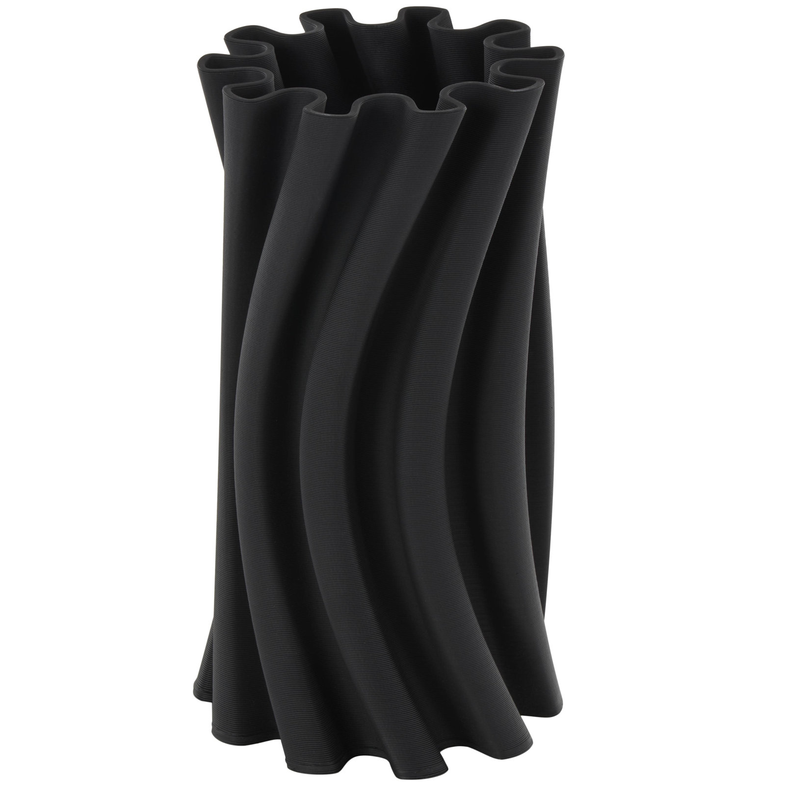 Bobbi Ceramic Table Vase, 12" H x 6.15" W x 6.15" D