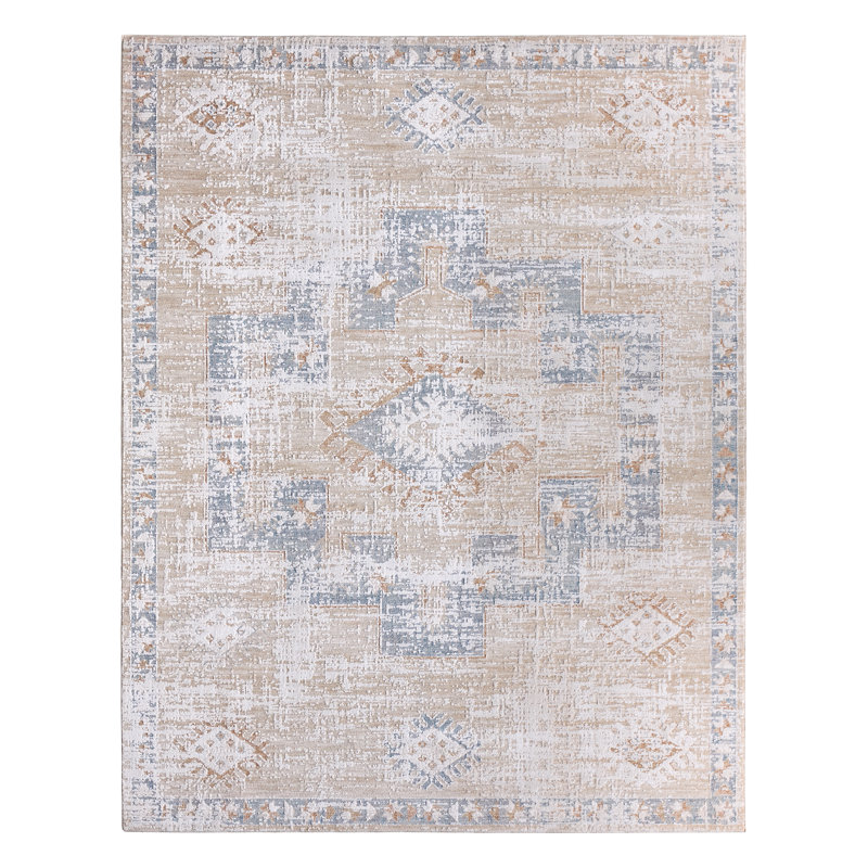 Jaipur Living Orin Medallion Blue Runner (3'X9'), Runner 3' x 9'