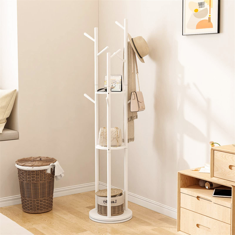 Jackob Freestanding Coat Stand, White