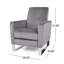 Fauteuil inclinable en métal-418880974