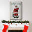 Toile tendue Holly Jolly Santa Premium Gallery - prête à être accrochée-713925658
