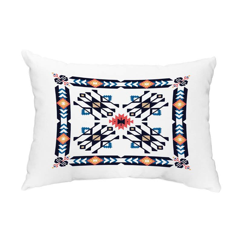 Housse de coussin d'extérieur rectangulaire Jodhpur, Bleu marine