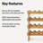 Stackable Bamboo Wine Rack, 36 Bottles (Natural)