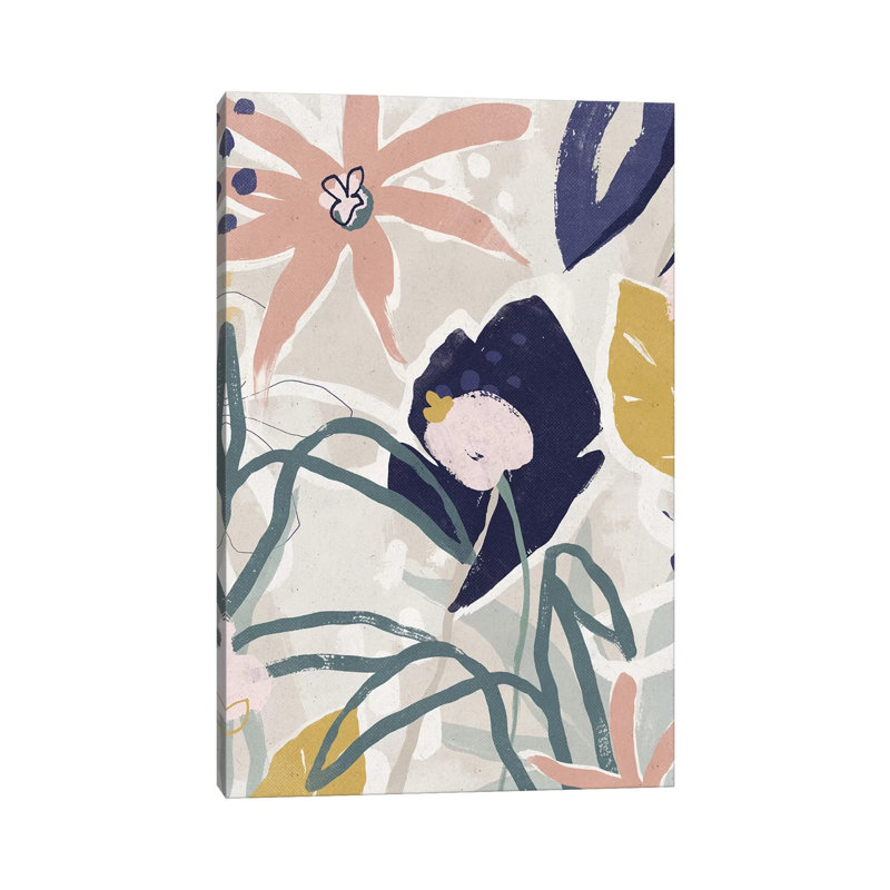 Garden Jumble II by June Erica Vess - Wrapped Canvas Gallery-Wrapped Canvas Giclée, 30.48cm H x 20.32cm W