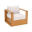Chaise de patio avec coussins Emmett