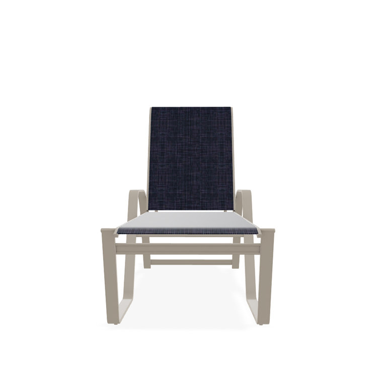 Holna Outdoor Rust-Resistant Metal Chaise Lounge