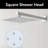 Swiveling Wall Mount Tub Filler Faucet With Handheld Shower-122684218