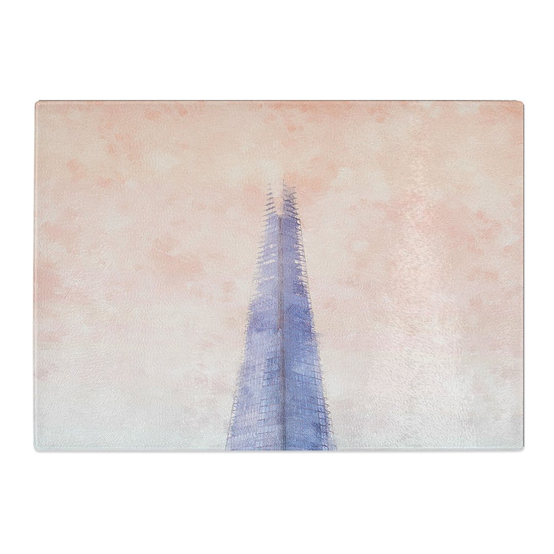 Tempered Glass the Shard in London Chopping Board
