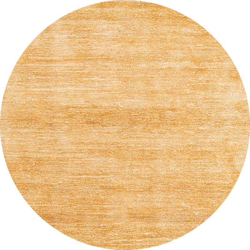 Tapis décoratif multicolore à motif abstrait, Rond 5 pi