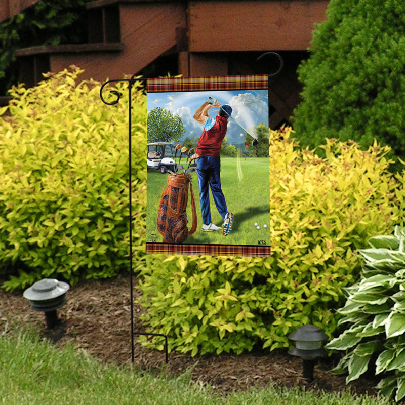 Golf Day Garden Flag